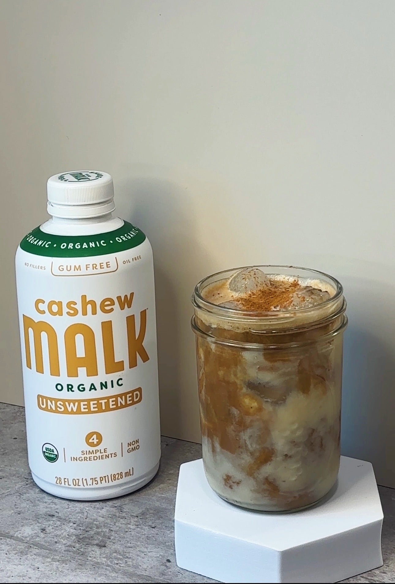 Cashew And Banana Creme Latte