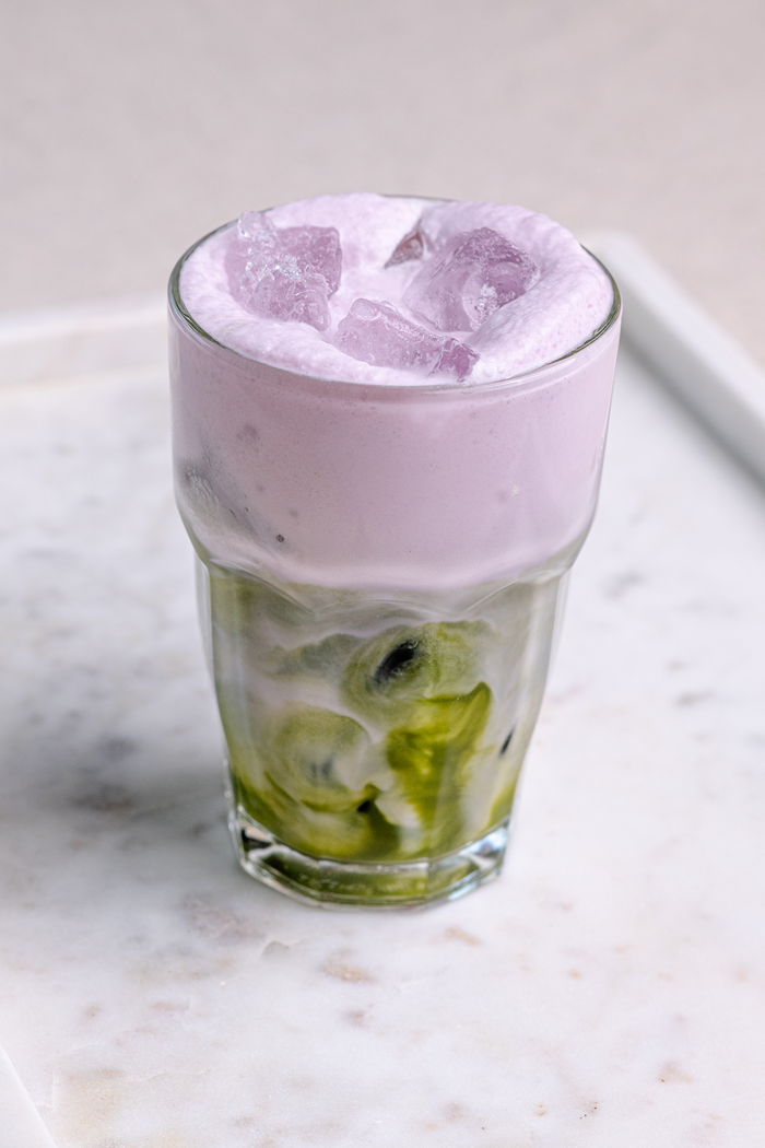 Iced Lavender Matcha