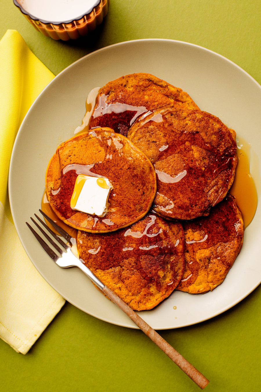 Fluffy Pumpkin Pancakes