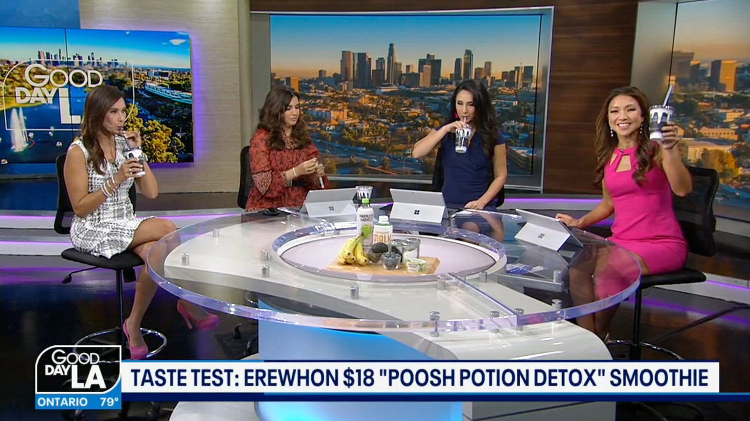KTLA Taste Test: Erewhon $18 Smoothie “Poosh Potion Detox” Smoothie