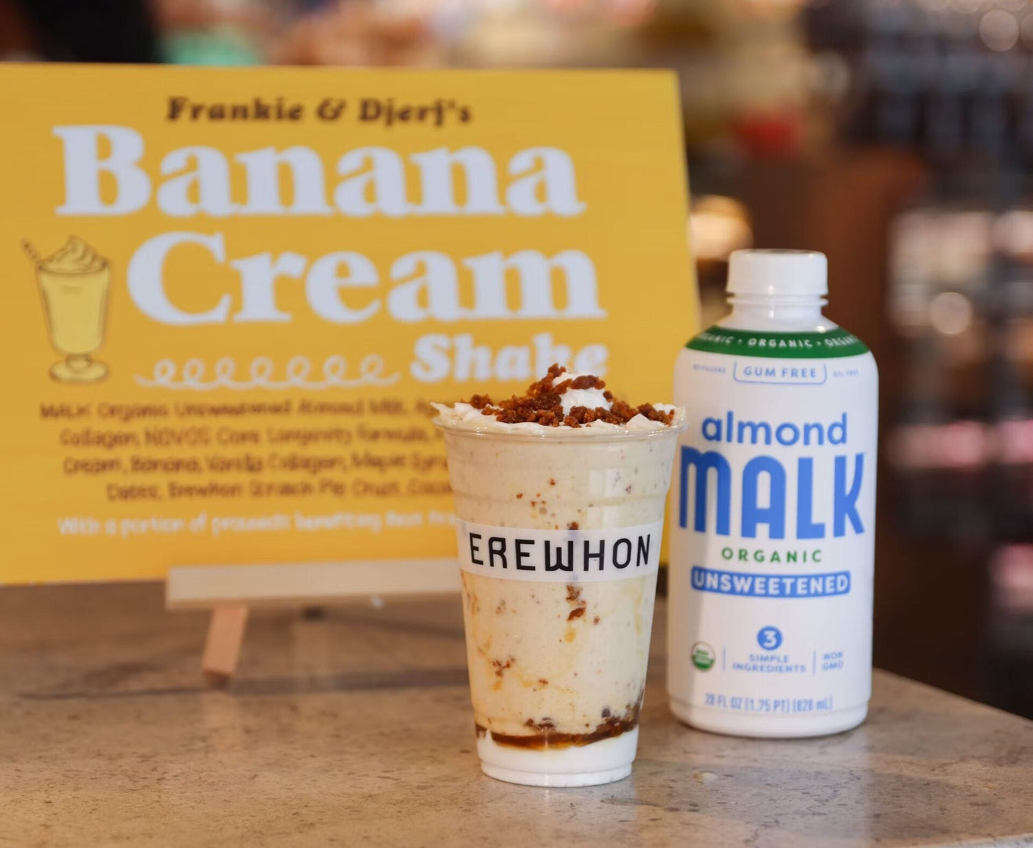 Elite Daily: I Tried Francesca Aiello & Matilda Djerf’s Banana Cream Erewhon Shake