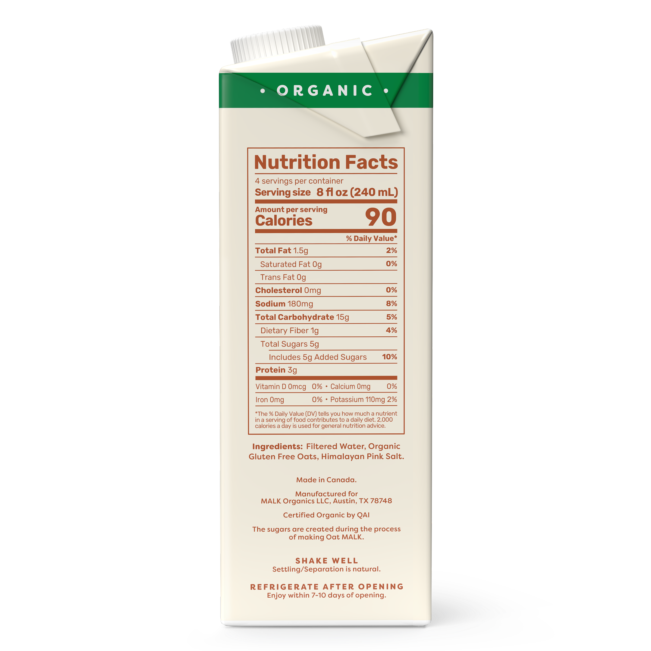 Shelf-Stable Original Oat