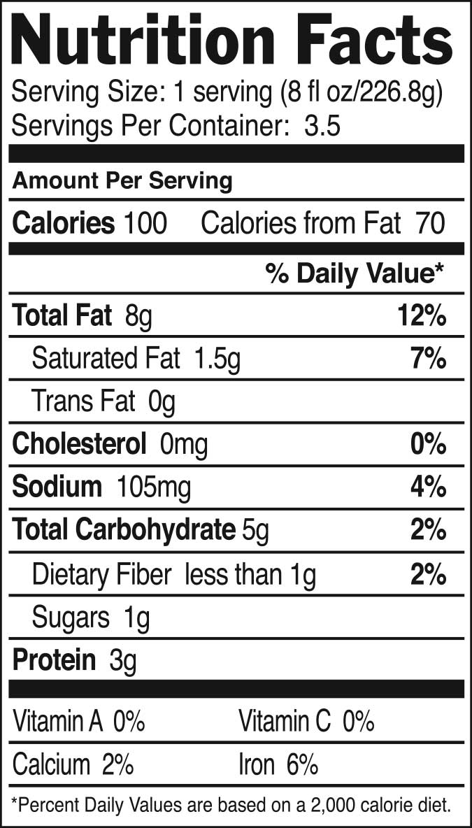 cashew milk nutrition