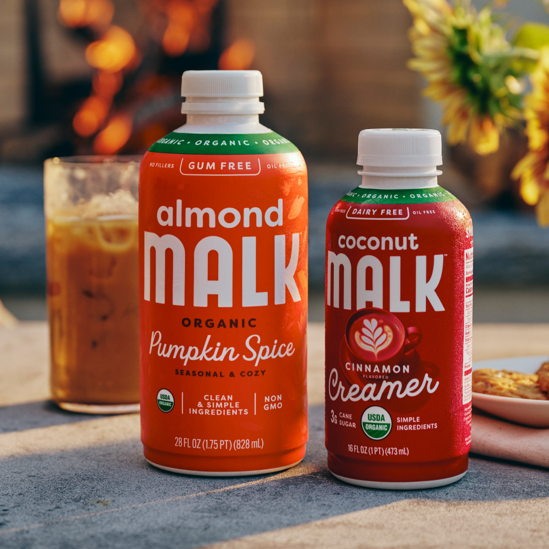Pumpkin Spice Almond MALK and MALK Cinnamon Coconut Creamer