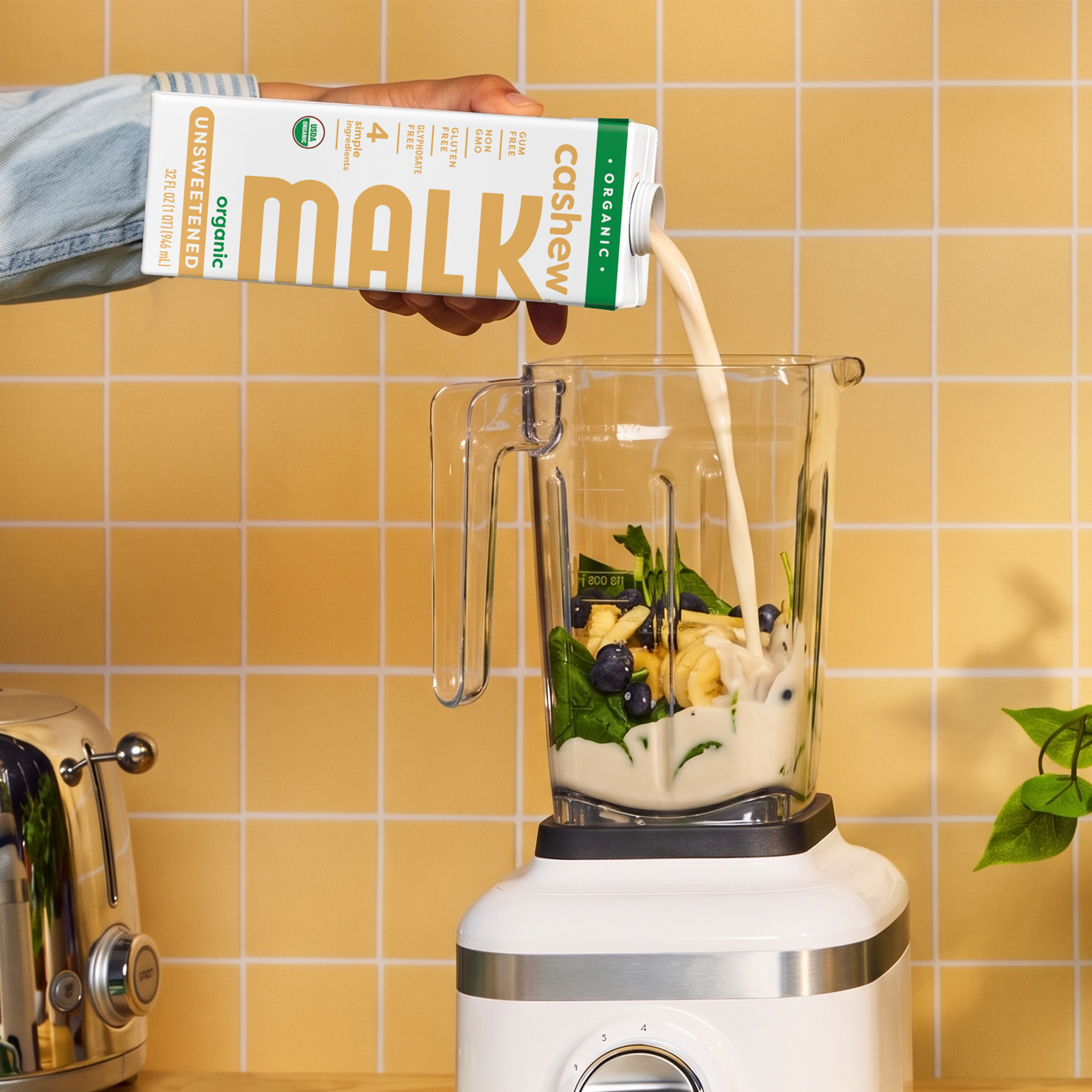 Shelf-Stable Unsweetened Cashew Milk
