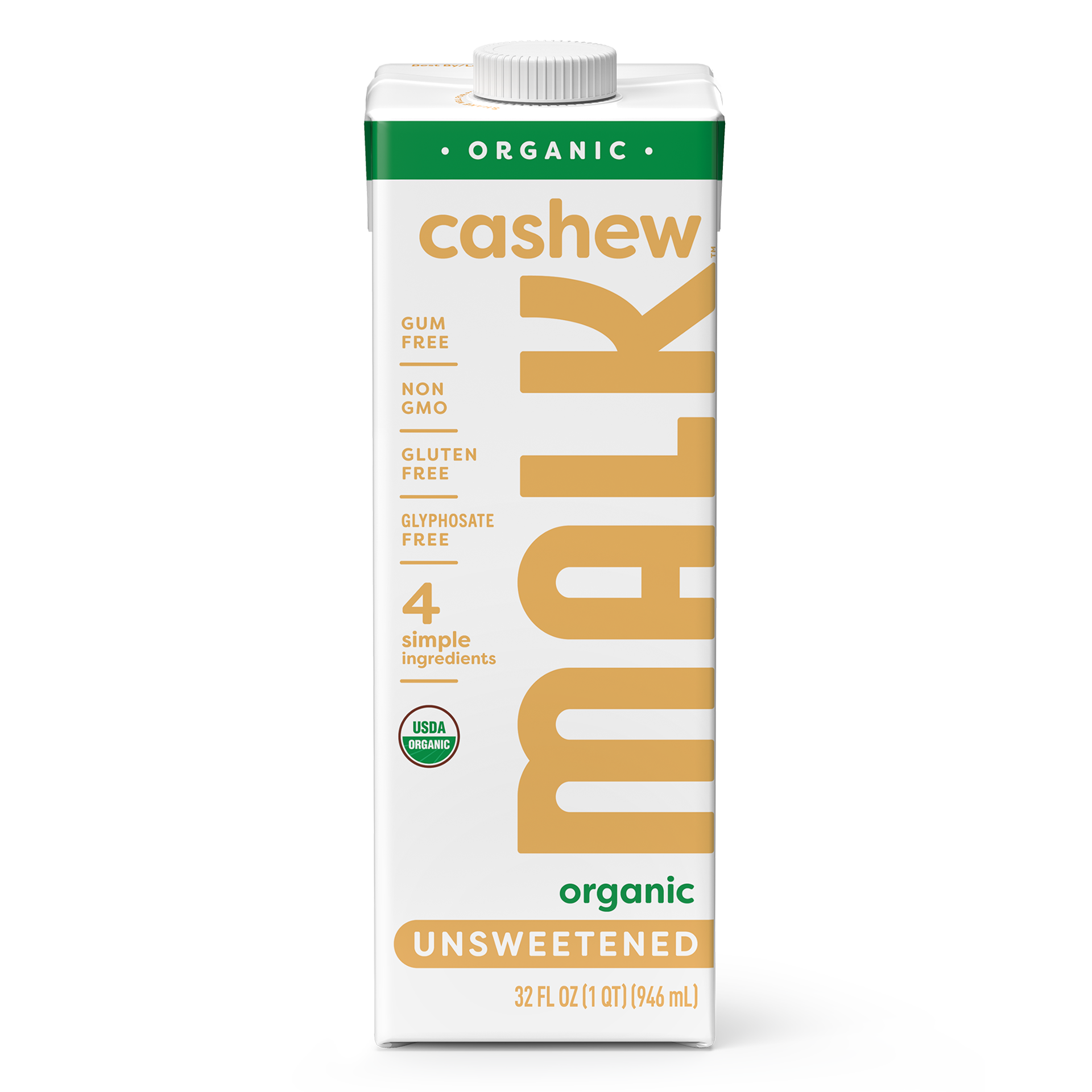 Shelf-Stable Unsweetened Cashew Milk