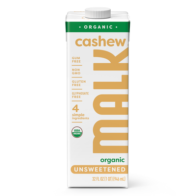 Shelf-Stable Unsweetened Cashew Milk