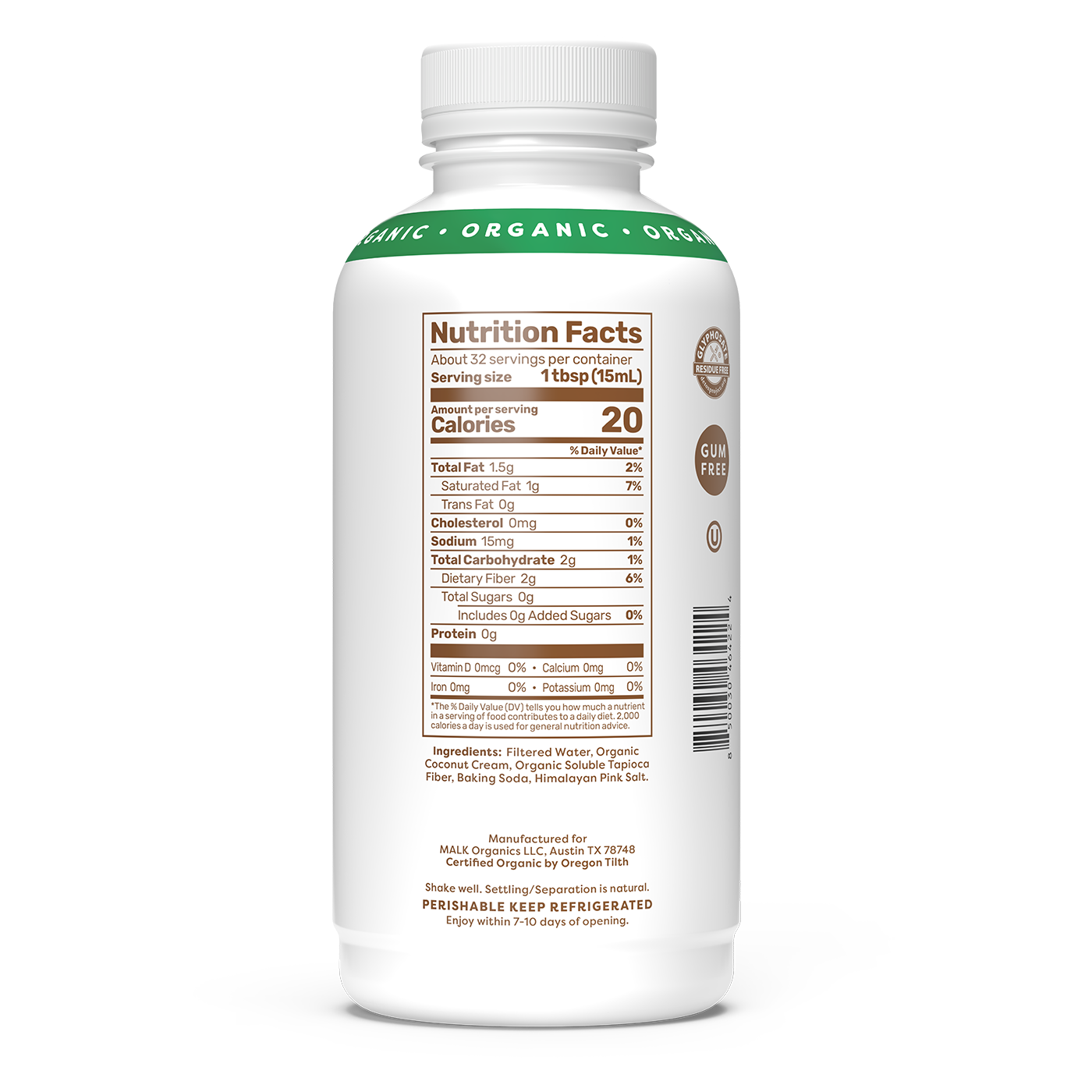 Unsweetened Coconut Milk Creamer