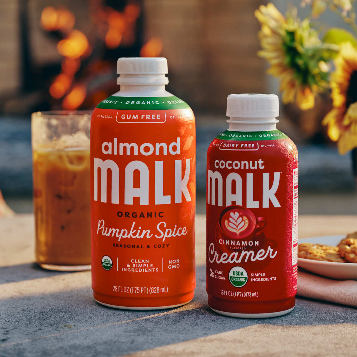Pumpkin Spice Almond MALK and MALK Cinnamon Coconut Milk Creamer