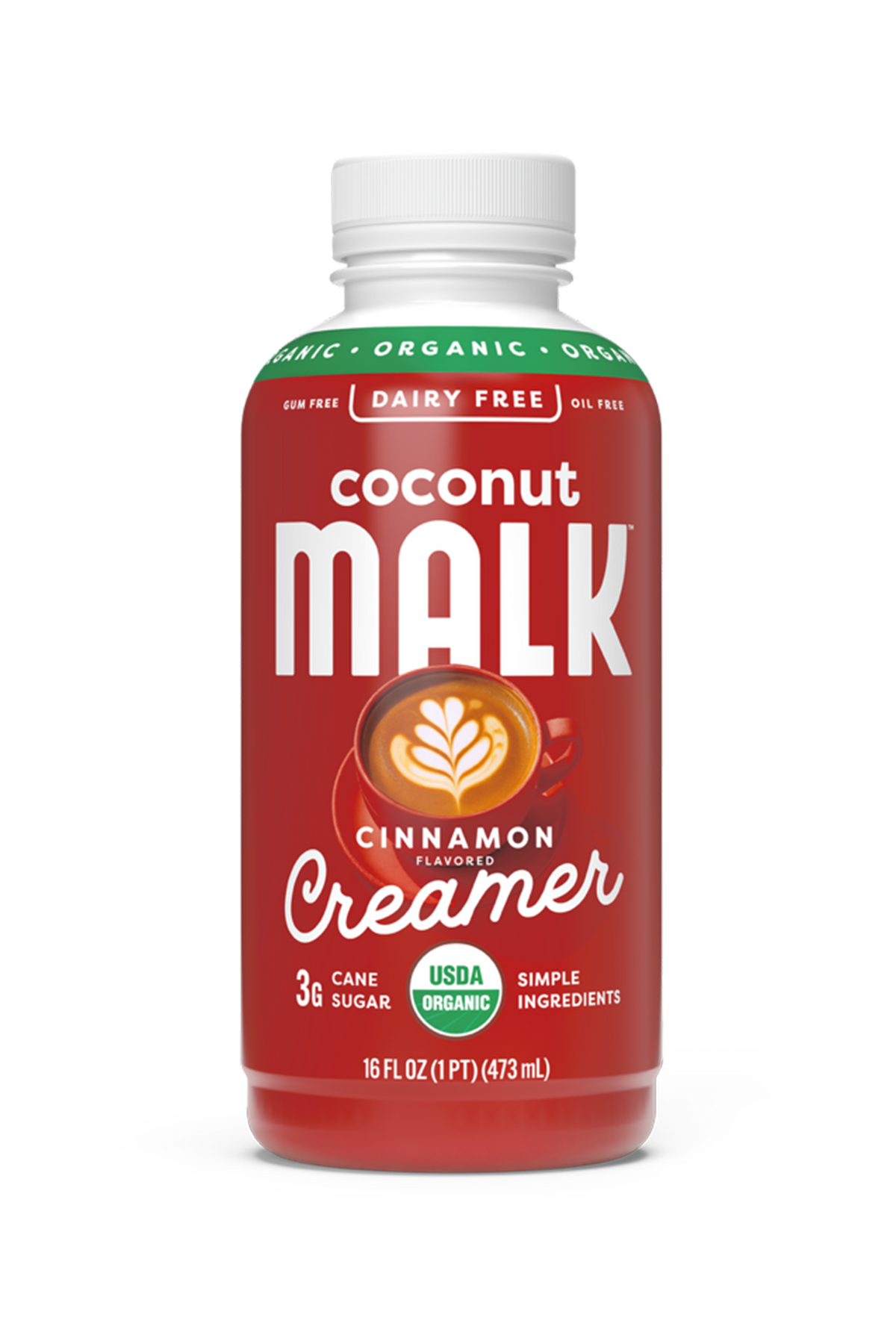 MALK Cinnamon Creamer Front of Bottle